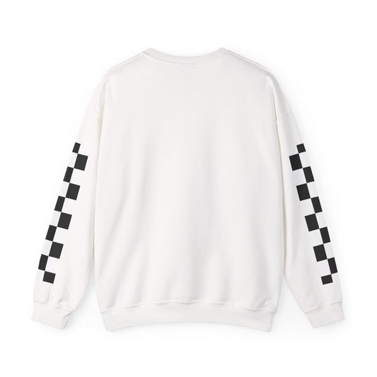 Heaven Bound Checkered Crewneck Sweatshirt
