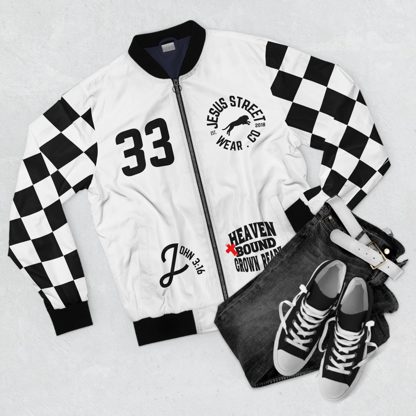 Heaven Bound Men's Bomber Jacket