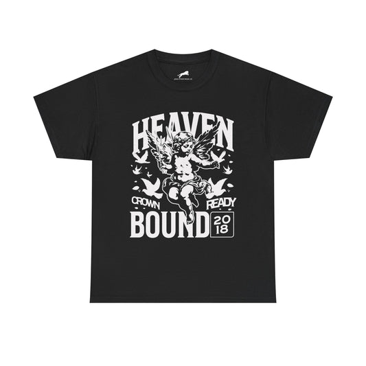 Heaven Bound  — Cherub Graphic 'Crown Ready' Shirt