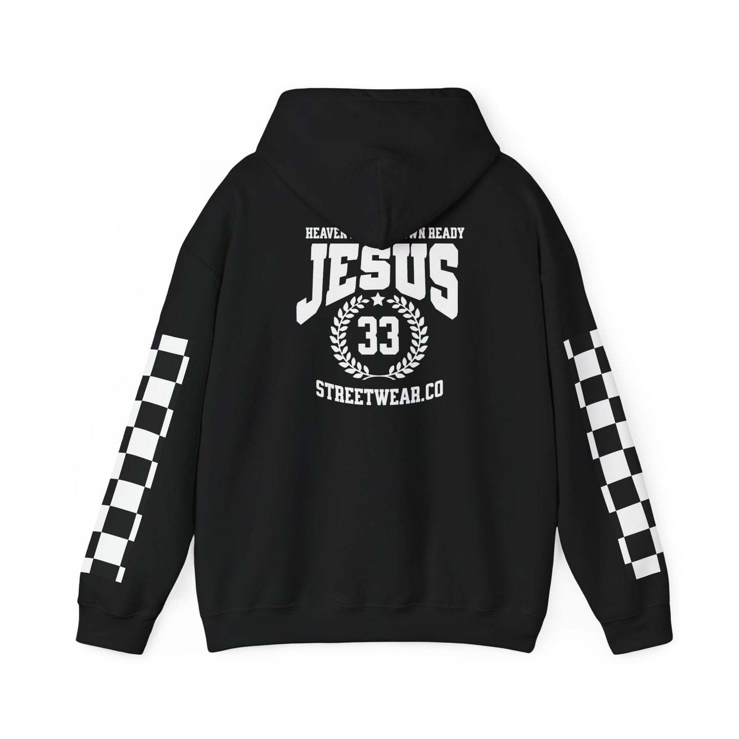 JESUS STREETWEAR HOODIE BLACK