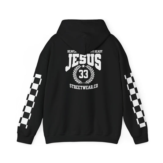 JESUS STREETWEAR HOODIE BLACK