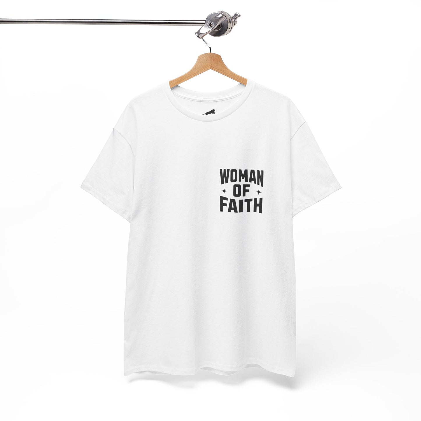WOMEN OF FAITH-TEE (WHITE/BLACK)