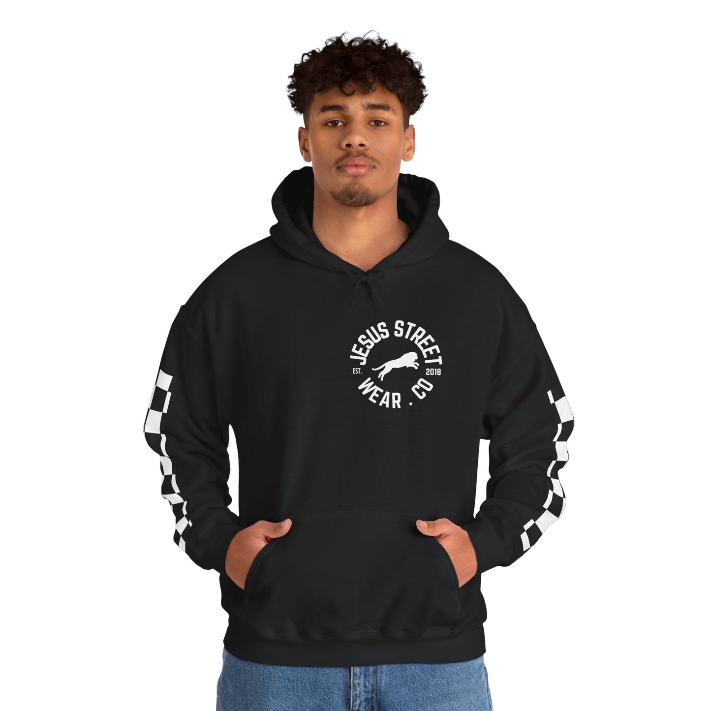 JESUS STREETWEAR HOODIE BLACK