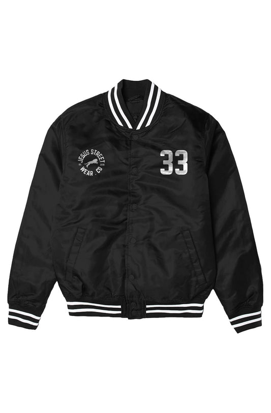 Jesus Streetwear Varsity Bomber Jacket