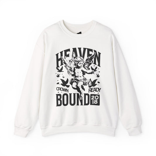 "Heaven Bound CREWNECK WHT