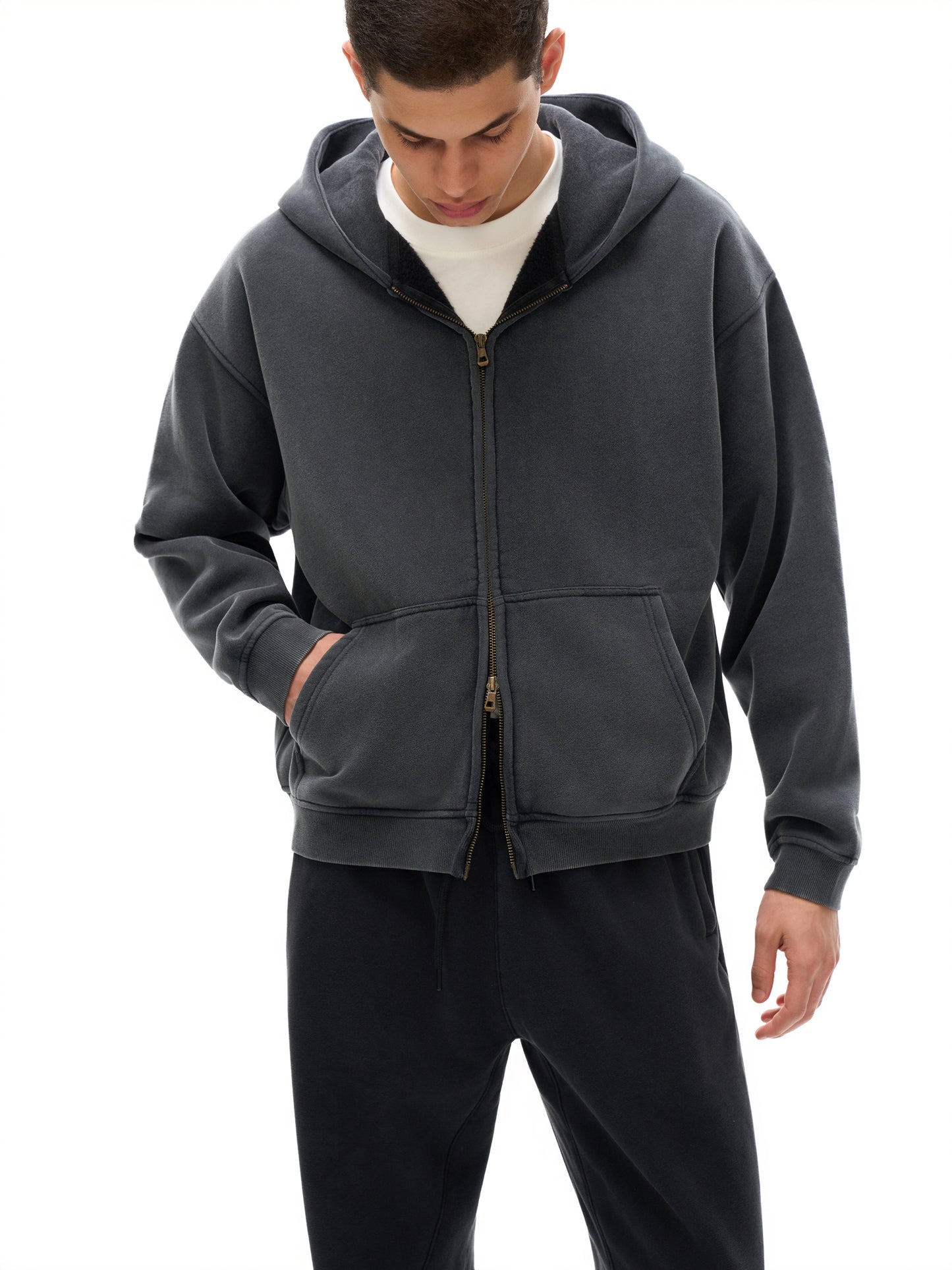 Holy BOXY FLEECE HOODIE ,Holy ,Boxy hoodie
